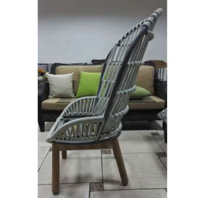 modern outdoor rattan furniture restaurant  patio furniture  rope chairs