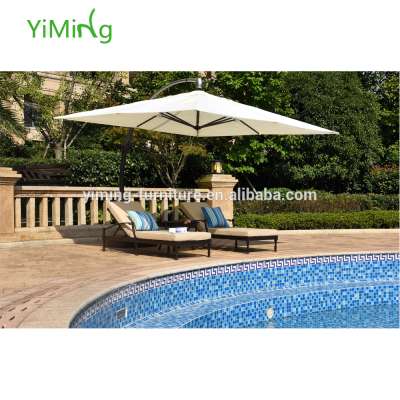 Easy Cleaning Long Lasting Outdoor Garden Cast Aluminium Furniture Outdoor Sunlounger Set