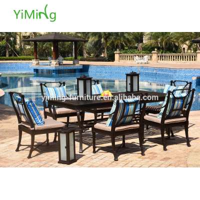 High Quality Outdoor Dining Set Long-lasting Cast Aluminum Patio Furniture