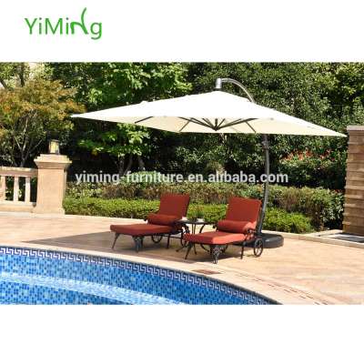 Hot Sale Outdoor Lounge Furniture Cast Aluminium Furniture Garden Sun lounge