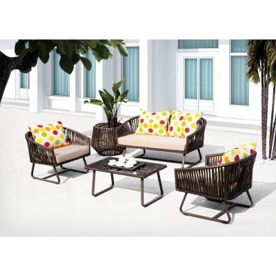 Gracious Dark Rattan Sofa lounge wicker furniture sofa